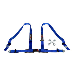 DriftShop 4 Point Harness 2" - Blue - Road Approved